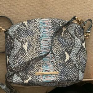Brahmin leather cross body shades of blue